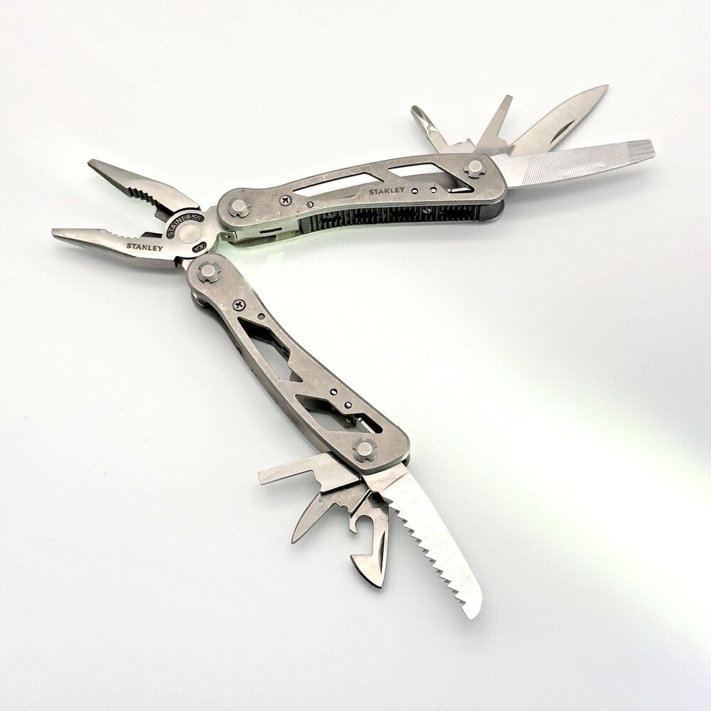 Stanley Multi Tool 2CR 12 in 1  Pocket Knife Pliers Saw Screwdriver File